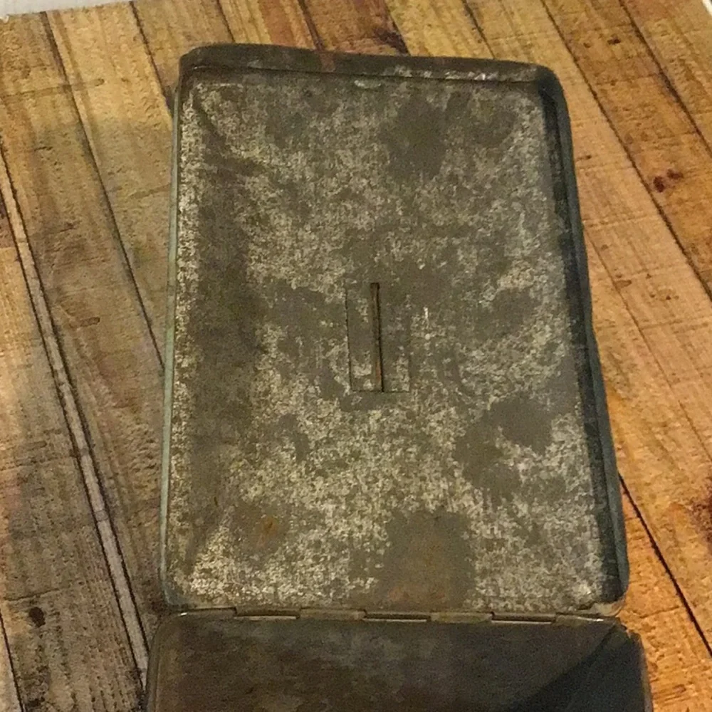 Union Leader cut plug chewing tobacco vintage tin Tobacciana - Picture 9 of 9